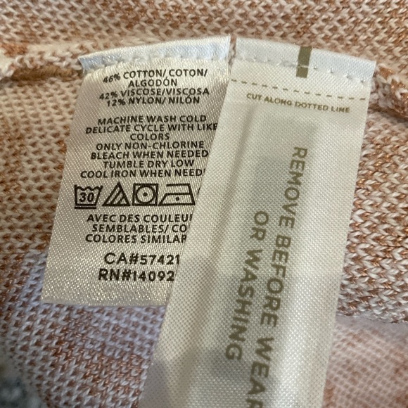 Ann Taylor Mixed Animal Print Knit Shift Dress Ribbed Trim Size M/P - Picture 12 of 12